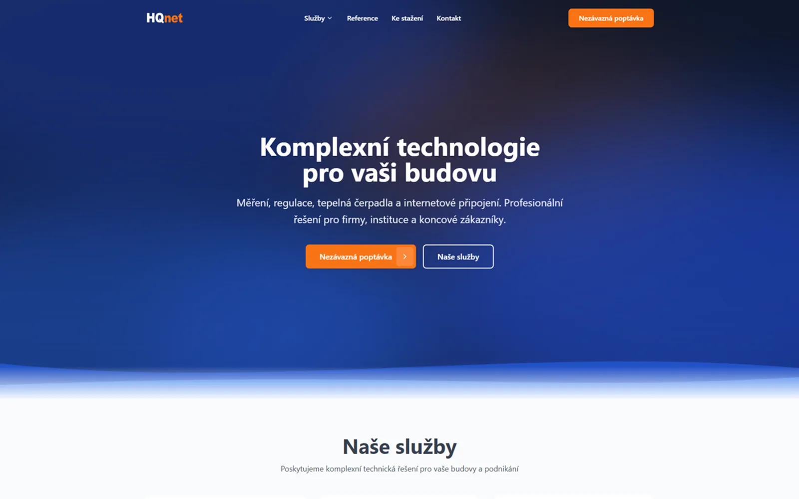 hqnet.cz — technická řešení