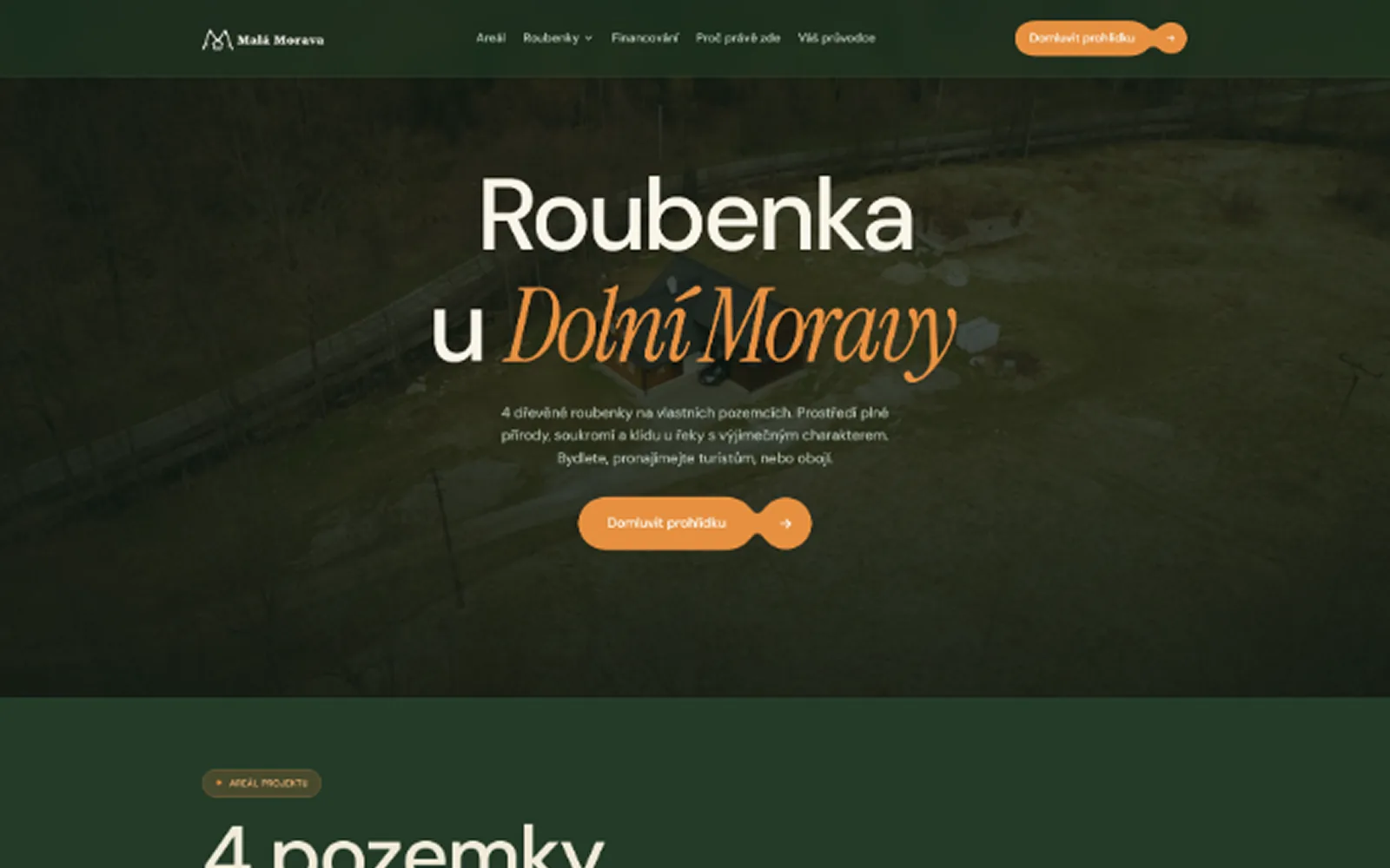 mala-morava.cz — prodej dřevěných roubenek